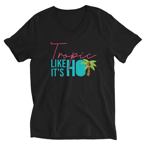 Tropic Like Its Hot T Shirtbeach Vacation Shirts For Women Etsy