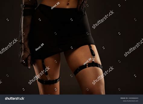 Slim Woman Sexy Lingerie Short Skirt Stock Photo Shutterstock