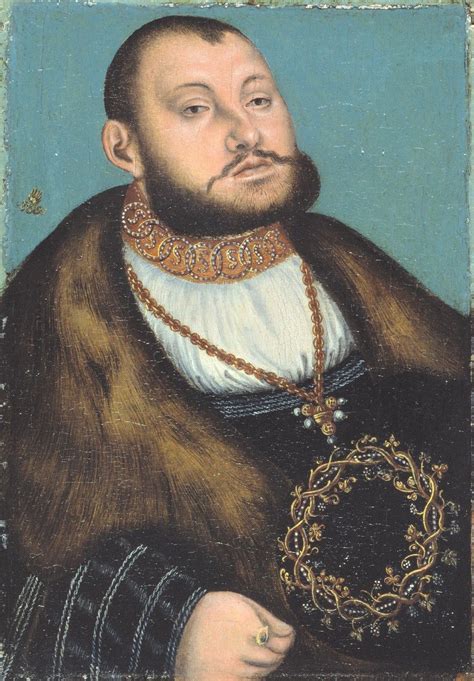 Lucas Cranach Portrait Of Johann Friedrich Von