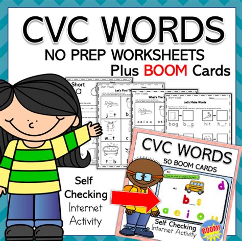 No Prep Cvc Medial Sound Recognition Worksheets Artofit