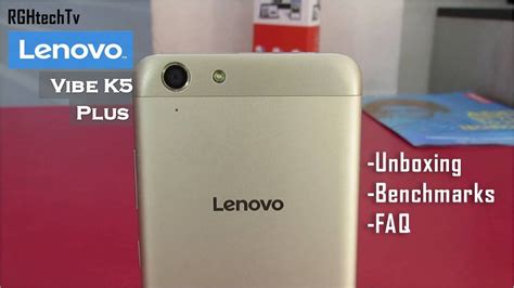 Lenovo Vibe K5 Plus Unboxing Mini Review YouTube