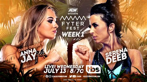 All Elite Wrestling On Twitter Aewdynamite Fyterfest Week Live