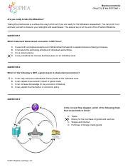 Econ 202 Unit 1 MIlestone Practice Pdf Macroeconomics PRACTICE