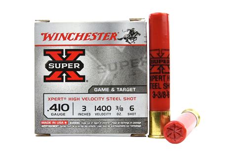 Winchester 410 Bore 3 In 38 Oz 6 Shot Super X Xpert High Velocity