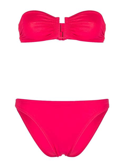 Eres Show Fripon Bandeau Bikini Red E