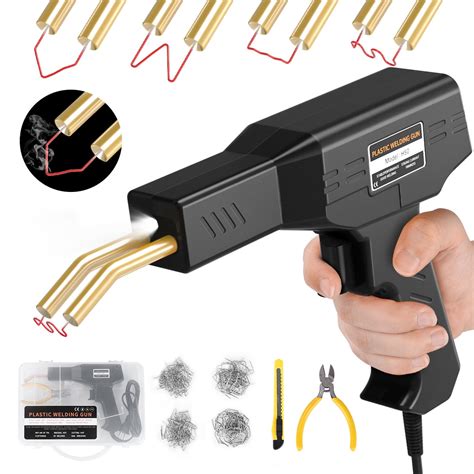 Automotive Plastic Welding Fixing Kit Car Bumper Repair With Hot Staples Black Walmart