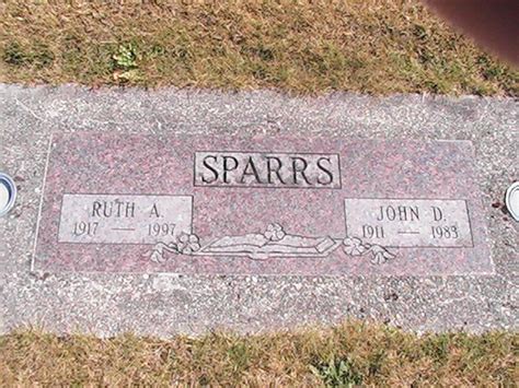 Ruth Alma Thompson Sparrs Find A Grave Memorial