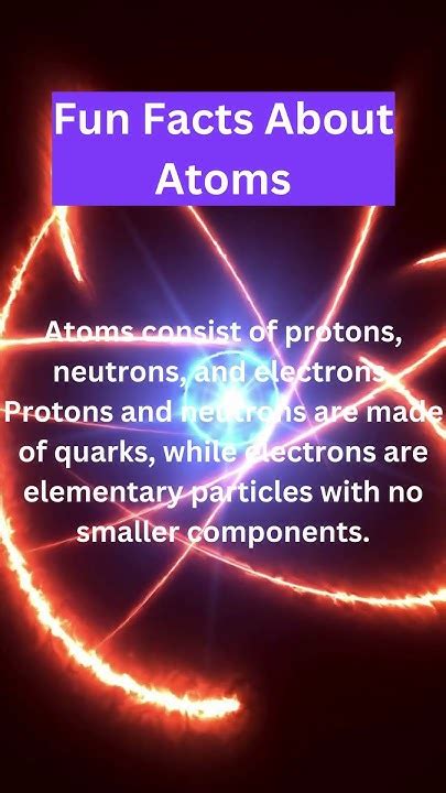 Fun Facts About Atoms #Atoms #Science #AtomicSpace #NuclearMass # ...