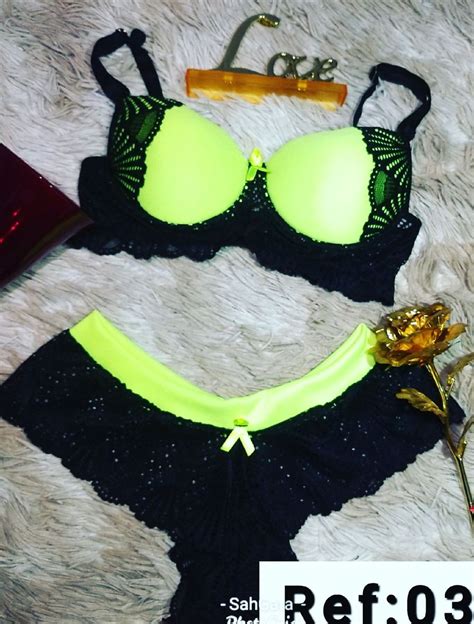 Conjunto De Lingeries Ref Lingerie Feminina Sahgata Lingeries Nunca Usado Enjoei