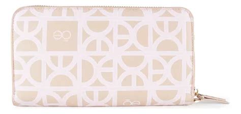 Cartera Cloe Grande Para Mujer Múltiples Compartimentos Color Nude MercadoLibre