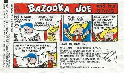Chewing Gum Bazooka Joe En 1972