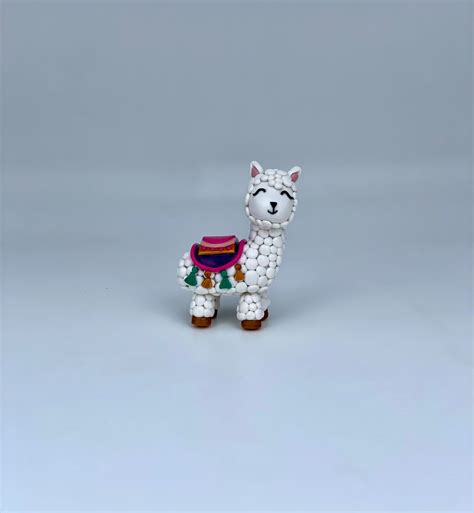 Llama Figurine Miniature Etsy