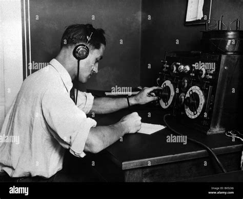 Morse Code Radio Station Stock Photo 33303486 Alamy