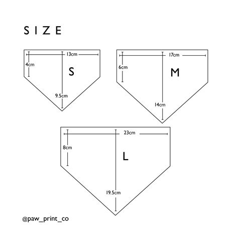 Template Printable Dog Bandana Pattern