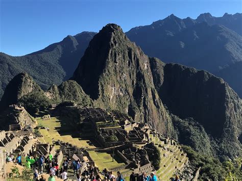 Machu Picchu Trek Team Watch The Sun Rise From The Sun Gate And