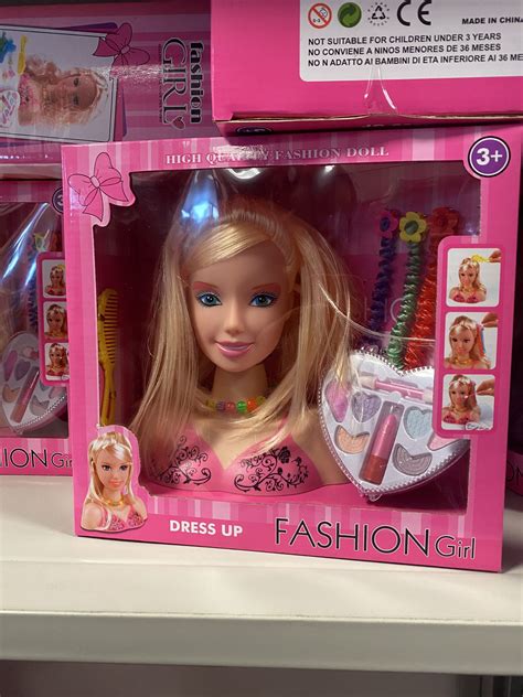 Манекен на кукла за прически и грим - Мама§Бебе