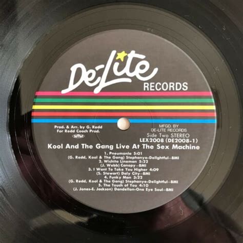 Popsike Kool And The Gang Live At The Sex Machine Japan Lp Lex Insert Auction Details
