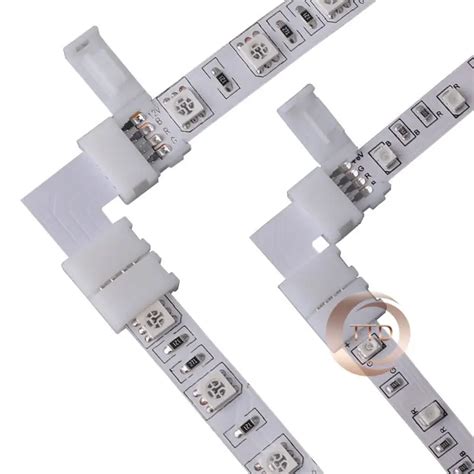 Led Strip Connector 4 Pin L Shape Namecast