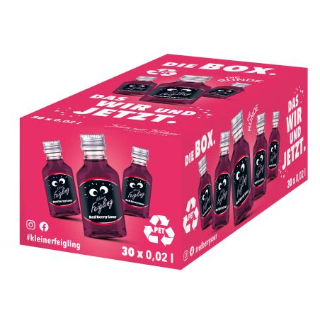 Kleiner Feigling Red Berry Sour 30 X 0 02 Liter PET Rum Store De