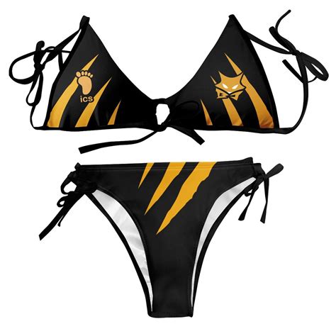 Haikyuu Swimsuits Team Inarizaki Bikini Swimsuit Fdm Anime Swimsuits