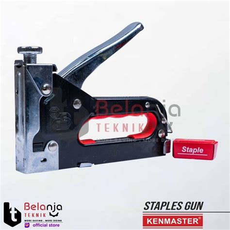 Jual KENMASTER Staple Gun 4 14MM Steel Staples Tembak Besar Gun Stapler