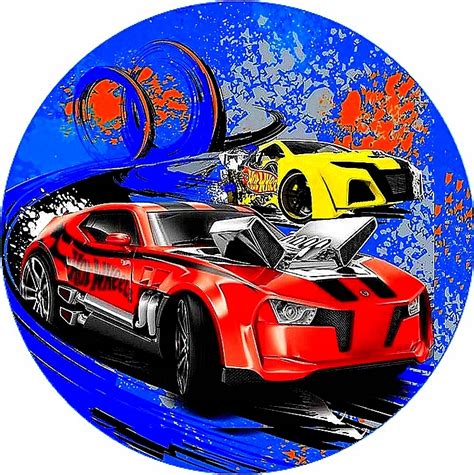 Op Atek Na Tort Hot Wheels Okr G Y Gruby Cm Allegro Pl