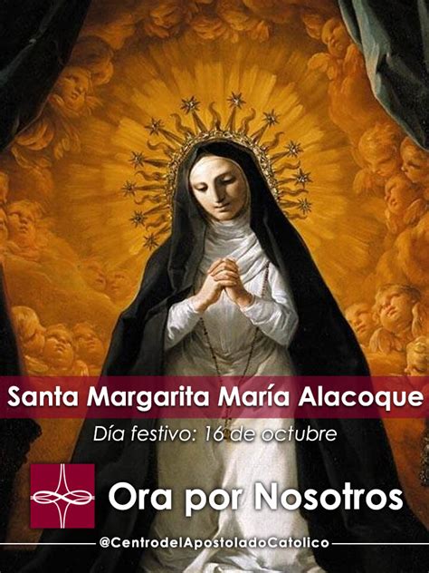 Santa Margarita Mar A Alacoque Catholic Apostolate Center Feast Days