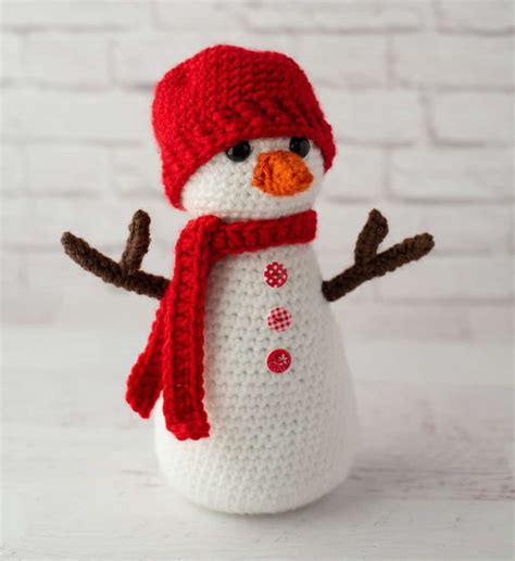 Crochet Snowman Pattern Crochet Knit Too