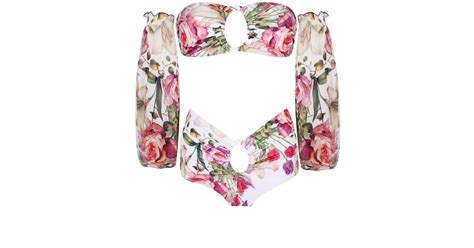 Nur Karaata Marigold Bianca Bikini Set In Pink Lyst