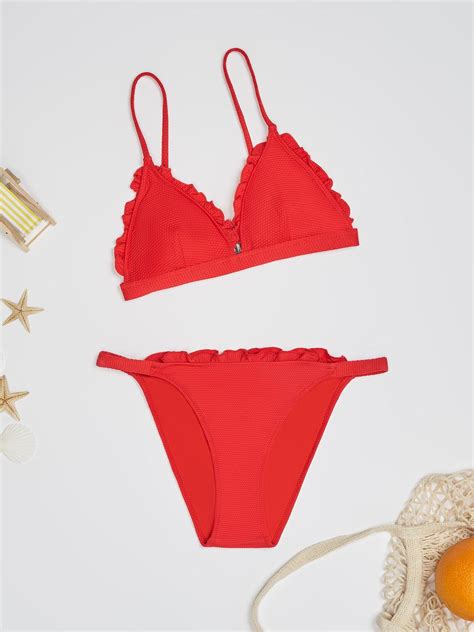Đồ bơi bikini nữ VERA Polyamide phối bèo Colorful Vibes 0436 Vera Vietnam