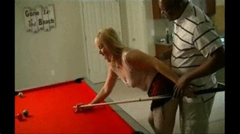 I199 Big Black Cock Uses White Slut Rebecca In The Pool Room MILF HOT WIVES CLUB MARRIED