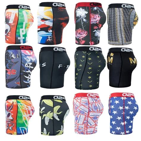 Fashion Men Print Underwear Boxer Cueca Male Panty Underpants Lingerie Men Boxershorts Sexy S