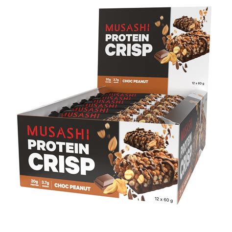 Musashi Protein Crisp Bar Chocolate Peanut Ntuc Fairprice