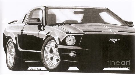 Mustang Outline Drawing at PaintingValley.com | Explore collection of ...