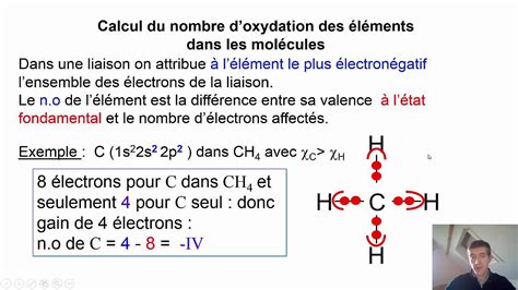 Le Nombre Doxydation En Chimie Organique Youtube
