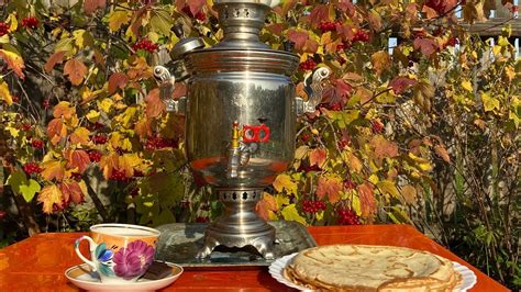 Чай из самовара / Russian traditional tea from a samovar/ 从茶炊俄罗斯传统茶 ...