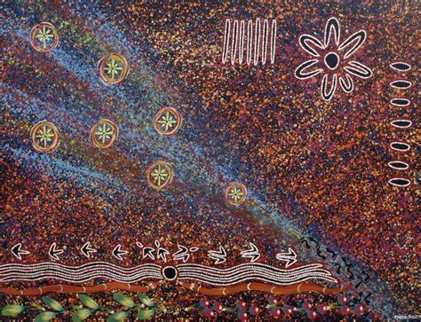 Reggie Sultan Seven Sisters Dreaming 10c Aboriginal Dreamtime