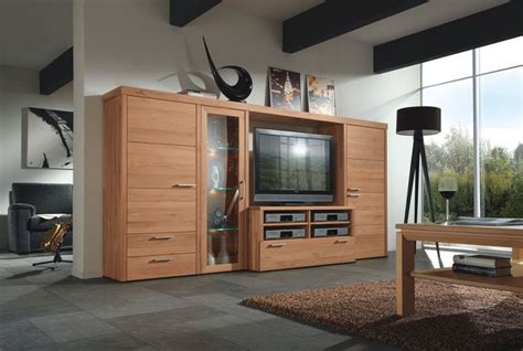 Wohnwand in Kernbuche massiv von Wöstmann - Möbel Mit www.moebelmit.de ...