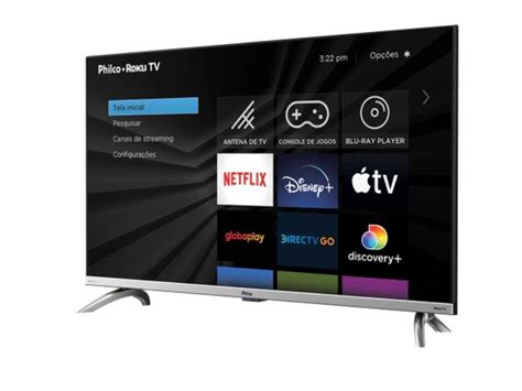 Smart Tv Philco Roku Led Hd Wi Fi Hdmi E Usb Preto Prata