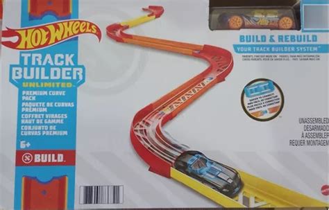Hot Wheels Pista Track Builder Curvas Premium Glc87 Mattel Parcelamento Sem Juros