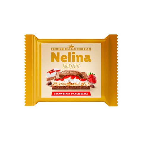 Шоколад Молочный Nelina Sport Чизкейк и Клубника 55г