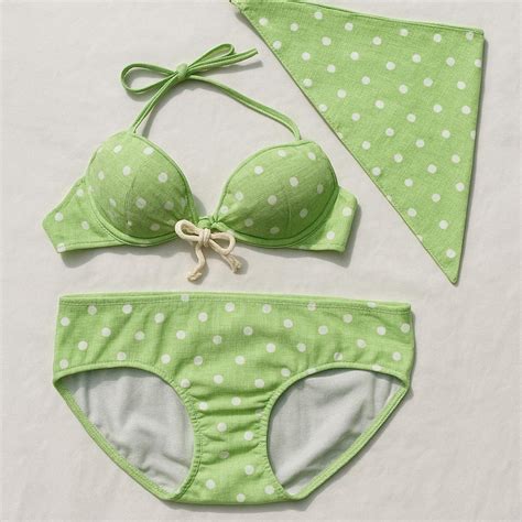 Polka Dot Bikini Etsy UK