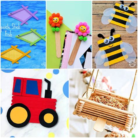Popsicle Stick Castle Easy