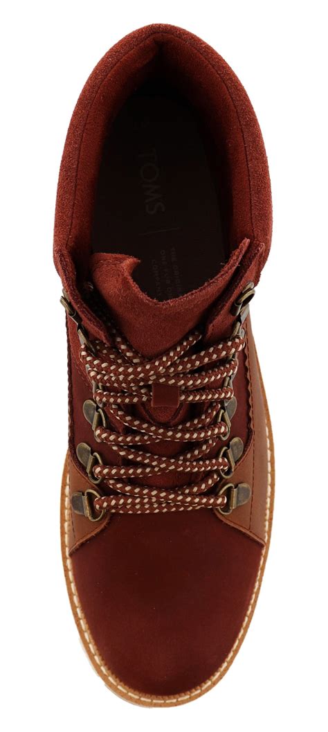 Toms Mesa Lace Up Waterproof Ankle Boots Women Shoe City