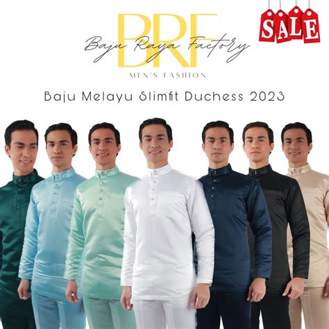 Baju Melayu Duchess Nikah White Baby Blue Nude Ash Pink Emrald Green Navy Blue Black Mint Green