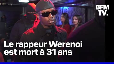 Le Rappeur Werenoi Est Mort à Lâge De 31 Ans A Annoncé Son Producteur
