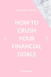 How to Crush Your Financial Goals | Yes Supply TM