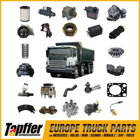 Tapffer Truck Spare Parts for Mercedes Benz / Scania / Volvo / Man ...