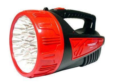 Фонарик ручной светодиодный аккумуляторный с зарядкой от сети Tiross TS ...