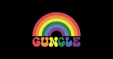 Half Rainbow Guncle S Font Lgbt Gay Uncle Guncle S Day Humorous Brother Gift Guncle